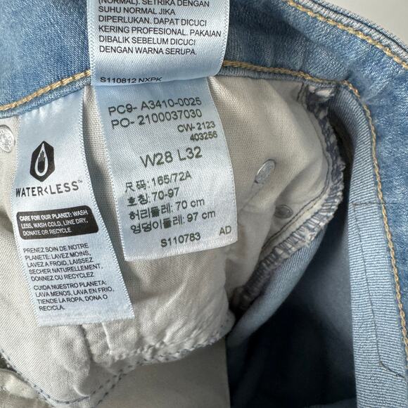 Levi's 726 Flare Light Wash Jeans Size 28 - Picture 14 of 14